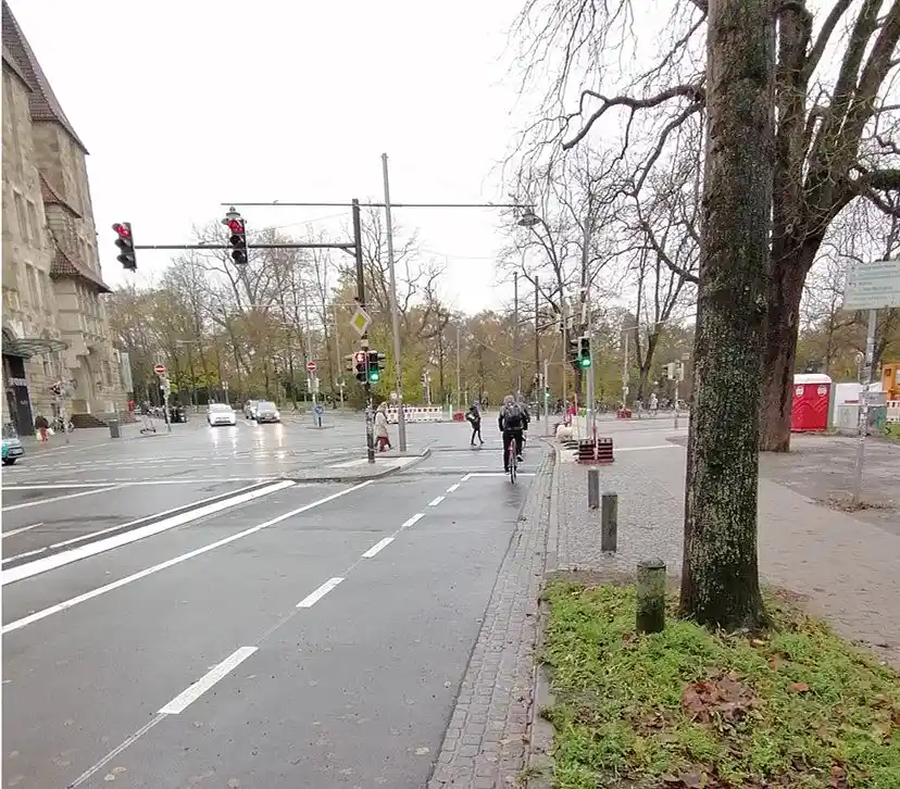 Die Fahrrad-Premiumroute im Bereich des Tiefer ist fertig. 