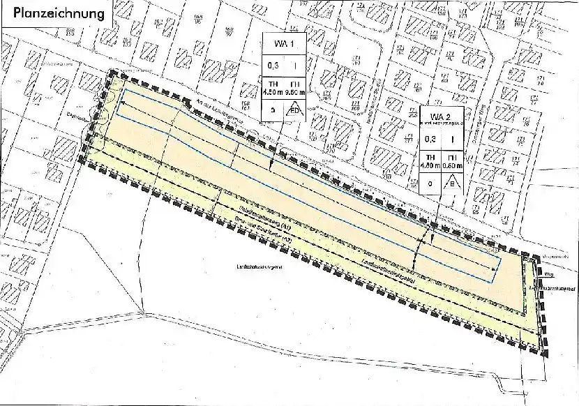 Bebauungsplan 1627 An der Landesgrenze