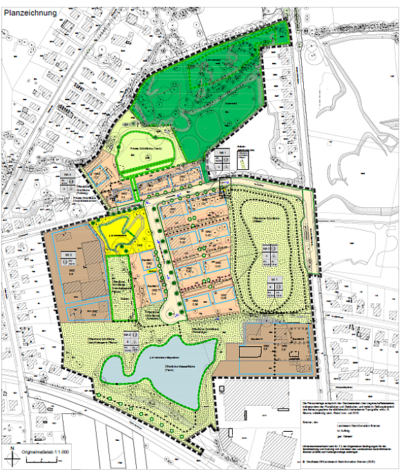 Bebauungsplan 1567 Teichquartier