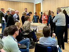 Diskussion des städtebaulichen Entwurfs