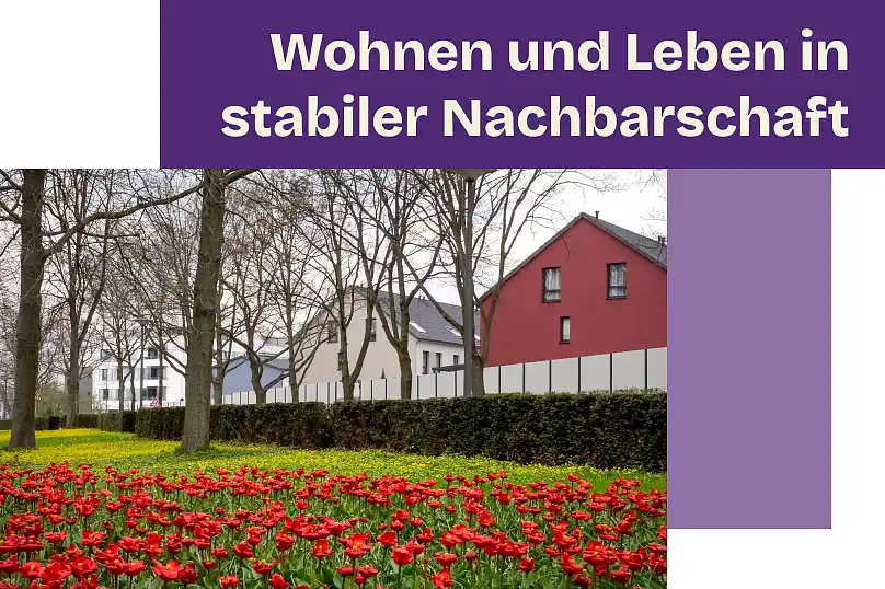 Das Foto zeigt Reihenhäuser entlang der Straße Buntentorsdeich