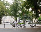 Der Stadtplatz von Hinten betrachtet