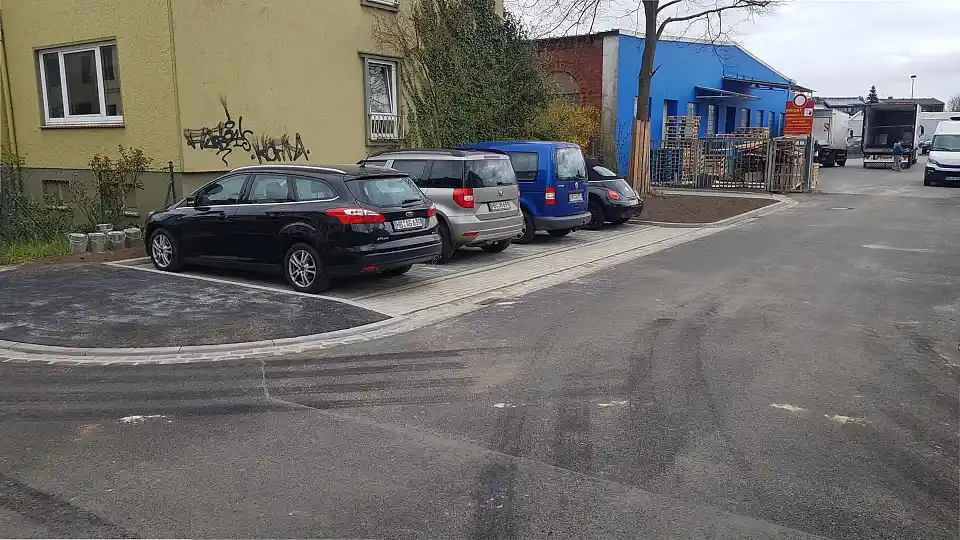 Vier neue Stellpl&auml;tze im &ouml;stlichen Abschnitt