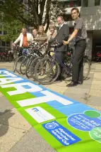 Mit dem Rad zur Arbeit! Quelle: H.Grundey