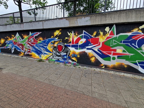 Graffiti-Fläche in Hemelingen