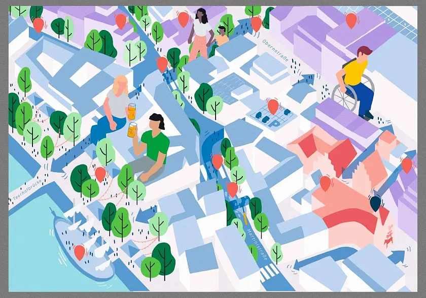 Schwerpunktraum Centrum an der Weser