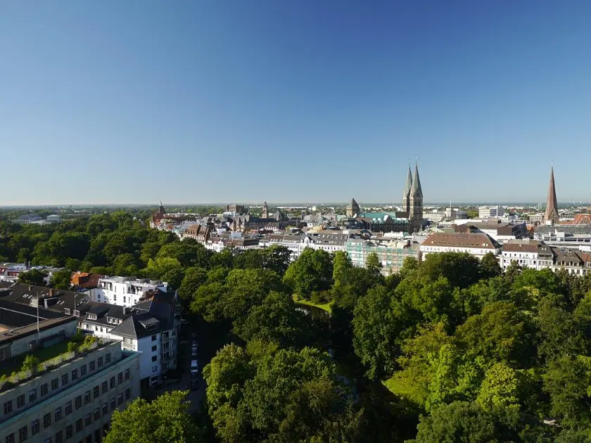 Blick auf die Bremer Innenstadt