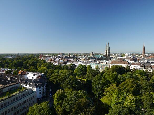 Blick über Bremen