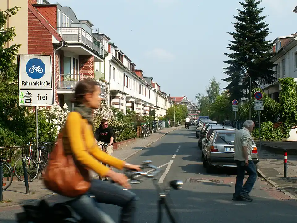 Graf-Haeseler-Stra&szlig;e im Geteviertel. Quelle: KWK-Freiraumplanung