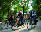 Auch der Weg mit dem Rad zur Arbeit führt oft durchs Grüne. Quelle: H+K&S, Bremen