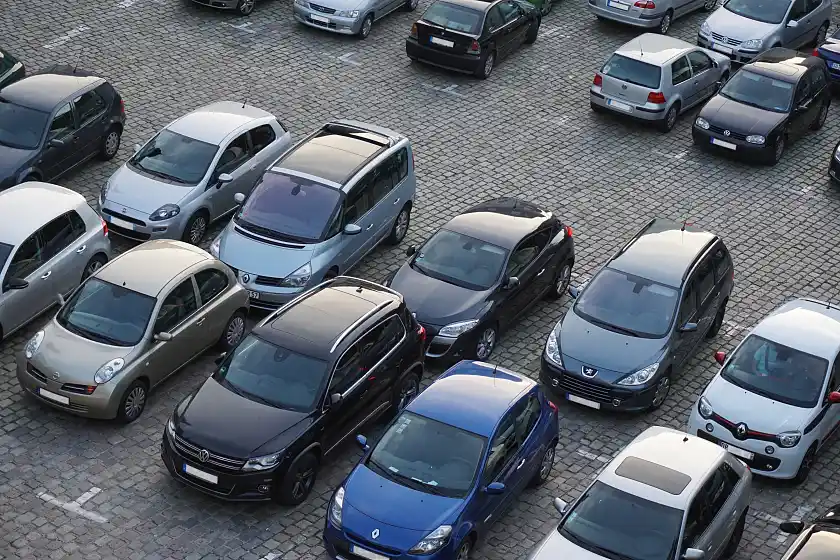 Beispielbild eines Parkplatzes