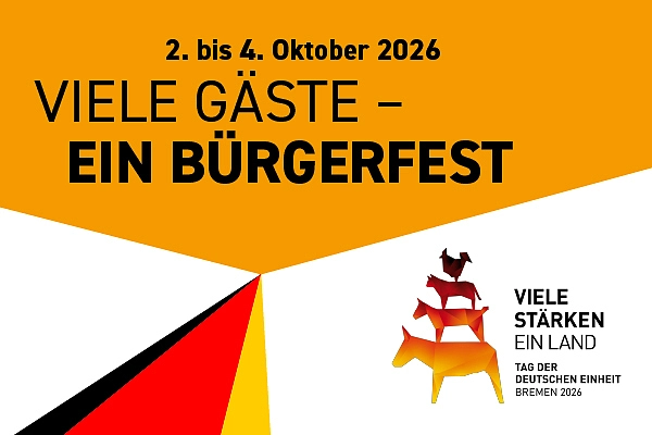 Banner zum Tag der deutschen Einheit