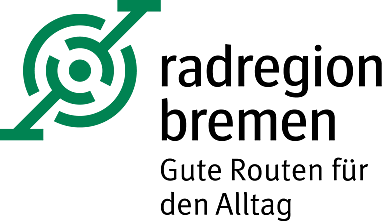 zu sehen ist das Logo der Radregion Bremen
