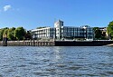 Strandlust, von der Weser ausgesehen