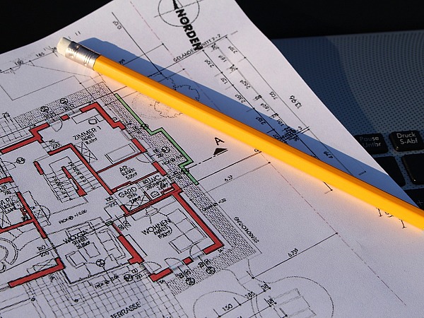 Beispielbild eines Bauplans