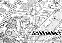 Borchshöher Straße 31-37: Auszug aus dem Bebauungsplan 1633