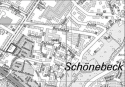 Borchshöher Straße 31-37: Auszug aus dem Bebauungsplan 1633