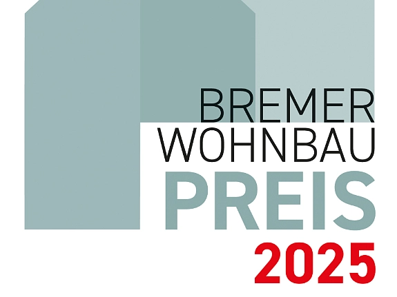 Logo Aufschrift Bremer Wohnbaupreis 2025