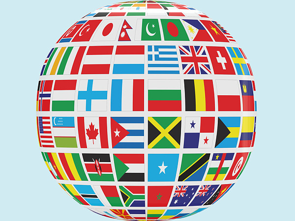Bild mit internationalen Farben als Beispielbild für mehrsprachige Informationen zum WohngeldPlus