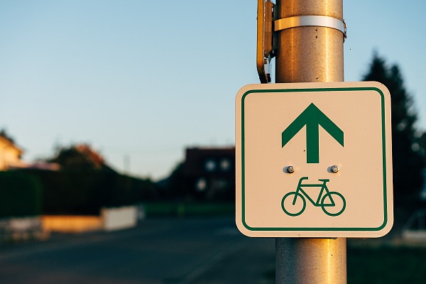 Beispielbild einer Fahrradstraße