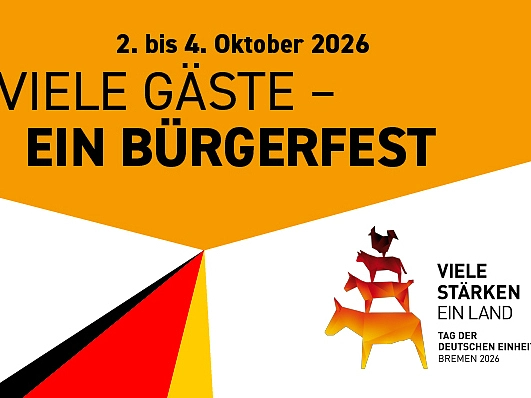 Banner zum Tag der deutschen Einheit