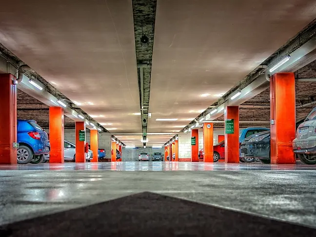 Beispielbild einer Parkplatzsituation